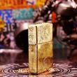 Bật Lửa Zippo Chính Hãng Đồng Nguyên Khối Khắc Rồng Và Phượng