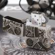 Bật lửa Zippo Chính Hãng Khắc Apocalypse Bốn Hiệp Sĩ Mạ Antique Silver