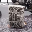 Bật lửa Zippo Chính Hãng Khắc Apocalypse Bốn Hiệp Sĩ Mạ Antique Silver