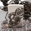 Bật Lửa Zippo Chính Hãng Khắc Cô Gái Zippo Mạ Antique Silver