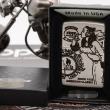 Bật Lửa Zippo Chính Hãng Khắc Cô Gái Zippo Mạ Antique Silver
