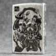 Bật lửa Zippo Chính Hãng Khắc Đức Phật Và Ác Quỷ Bản Mạ Antique Silver