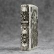 Bật lửa Zippo Chính Hãng Khắc Đức Phật Và Ác Quỷ Bản Mạ Antique Silver