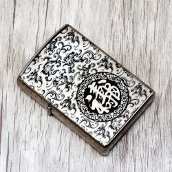 Bật Lửa Zippo Chính Hãng Khắc Hoa Văn Chữ Hỷ Đen Bóng - Mã SP: ZPC2995