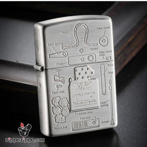 Bật lửa ZIppo Chính Hãng khắc mô hình Zippo