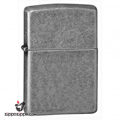 Bật Lửa Zippo Đồng Thau Mạ Bạc Giả Cổ - SKU 121FB – Zippo Antique Silver Plate