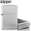 Bật Lửa Zippo Mạ Chrome Ánh Satin - Logo Zippo SKU 205ZL – Zippo Satin Chrome Zippo Logo