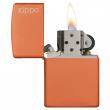 Bật Lửa Zippo Sơn Tĩnh Điện Màu Cam - Logo Zippo SKU 231ZL – Zippo Orange Matte With Zippo Logo