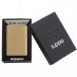 Bật Lửa Zippo Đồng Vàng Vân Xước Ngang - SKU 204B – Zippo Brushed Brass