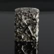 Bật lửa Zippo chính hãng nguyên khối đúc hình đầu lâu mặt kia xương tréo