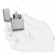 Bật Lửa Zippo 1935Mạ Chrome Vân Ngang - SKU 1935.25 – Zippo 1935 Replica Brushed Chrome