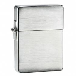 Bật Lửa Zippo 1935Mạ Chrome Vân Ngang - SKU 1935.25 – Zippo 1935 Replica Brushed Chrome - Mã SP: ZPC0321