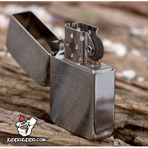 Bật Lửa Zippo 1941 Mạ Chrome Xước Vân Ngang - SKU 1941 – Zippo Replica 1941 Brushed Chrome