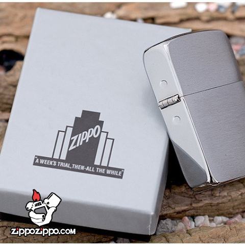 Bật Lửa Zippo 1941 Mạ Chrome Xước Vân Ngang - SKU 1941 – Zippo Replica 1941 Brushed Chrome