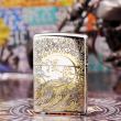 Bật Lửa Zippo Chính Hãng Phiên Bản Armor Chạm Khắc Chim Phượng Hoàng chorme