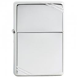 Bật Lửa Zippo 1937 Mạ Chrome Trơn Bóng - SKU 260 – Zippo Vintage High Polished Chrome - Mã SP: ZPC0322