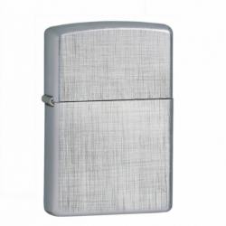 Bật Lửa Zippo Mạ Chrome Xước Vân Linen- SKU 28181 – Zippo Linen Weave - Mã SP: ZPC1221
