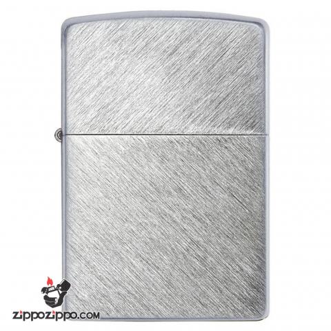 Bật Lửa Zippo Mạ Chrome Xước Xéo - SKU 24648 – Zippo Herringbone Sweep Brushed Chrome