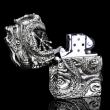 Bật lửa Zippo chính hãng Rồng quấn quanh mắt ngọc tím tinh xảo