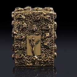 Bật lửa Zippo chính hãng Skeleton Gold Angel Wings