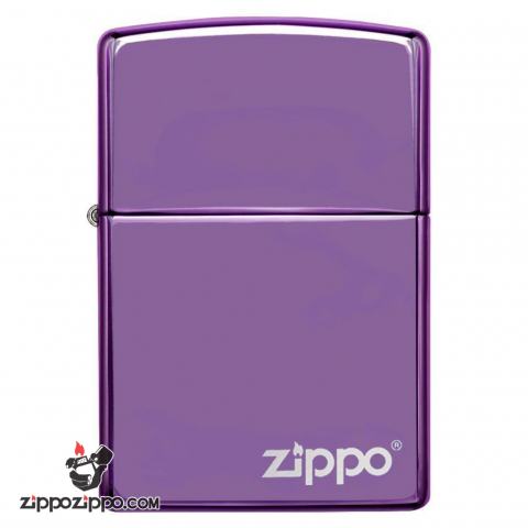Bật Lửa Zippo Sơn Màu Tím - Logo Zippo SKU 24747ZL – Zippo High Polish Purple Zippo Logo