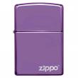 Bật Lửa Zippo Sơn Màu Tím - Logo Zippo SKU 24747ZL – Zippo High Polish Purple Zippo Logo