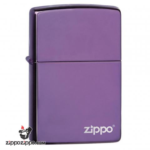 Bật Lửa Zippo Sơn Màu Tím - Logo Zippo SKU 24747ZL – Zippo High Polish Purple Zippo Logo