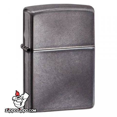 Bật Lửa Zippo Sơn Màu Đen Xám Đá - SKU 28378 – Zippo Regular Gray Dusk