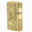 Bật lửa Zippo chính hãng vàng cổ khắc phượng múa