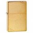 Bật Lửa Zippo 1937 Vàng Chặt Góc Xước Ngang - SKU 240 – Zippo Vintage Brushed Brass