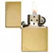 Bật Lửa Zippo 1937 Vàng Chặt Góc Xước Ngang - SKU 240 – Zippo Vintage Brushed Brass