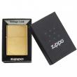 Bật Lửa Zippo 1937 Vàng Chặt Góc Xước Ngang - SKU 240 – Zippo Vintage Brushed Brass
