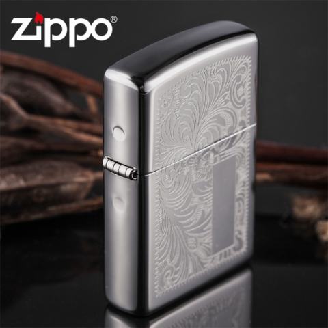 Bật Lửa Zippo Mạ Chrome Hoa Văn Ý - Sku 352 – Zippo Venetian Chrome