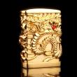Bật lửa Zippo chính hng rồng vàng quấn xung quanh