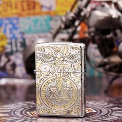 Bật Lửa Zippo Chrome KHắc Hình Thiên Thần - Mã SP: ZPC1788-250