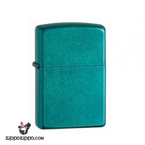 Bật Lửa Zippo Sơn Màu Xanh Kẹo Trà - SKU 24004 – Zippo Candy Teal
