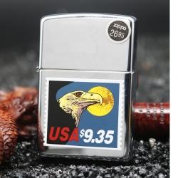 Bật lửa zippo cổ logo tem hình chim XIII (1997)