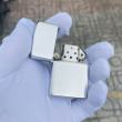 BẬT LỬA ZIPPO CỔ TRƠN MÀU BẠC XƯỚC SẢN XUẤT NĂM 1958