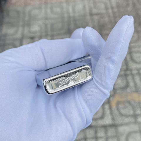 BẬT LỬA ZIPPO CỔ TRƠN MÀU BẠC XƯỚC SẢN XUẤT NĂM 1958
