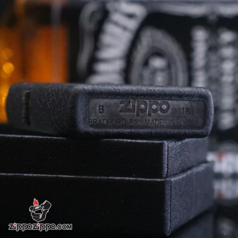 Bật Lửa Zippo Đen Nhám Khắc United States Of America