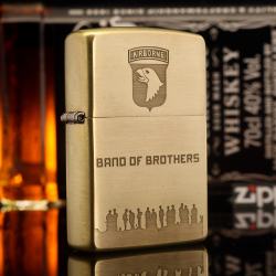 Bật lửa zippo đồng xước Band of Brothers Limited 3000 sang trọng - Mã SP: ZPC0255