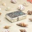 Bật Lửa Zippo Đồng Hồ Cổ Điển Màu Bạc Cổ Khảm Trai