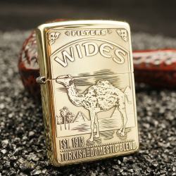 Bật Lửa Zippo Đồng Khắc Camel WIDES - Mã SP: ZPC2215-254
