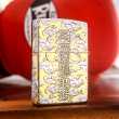 Bật lửa Zippo Đồng Khắc Đức Phật Vân Mây Bao Quanh Bản Mạ Chrome