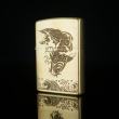 Bật lửa zippo đồng khắc hình cá chép vượt vũ môn