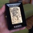 Bật Lửa Zippo Đồng Khắc Hình Chúa Sơn Lâm Dũng Mãnh