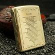 Bật Lửa Zippo Đồng Khắc Hình Cô Gái Chắp Tay Cầu Nguyện Armor