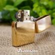 BẬT LỬA ZIPPO ĐỒNG KHẮC HOA VĂN SANG TRỌNG