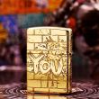 Bật Lửa Zippo đồng Khắc I LOVE YOU