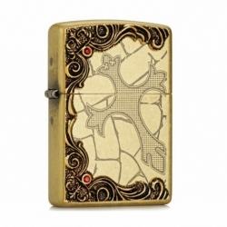 Bật lửa Zippo đồng khắc Chữ Thập họa tiết nổi - Mã SP: ZPC0457-T